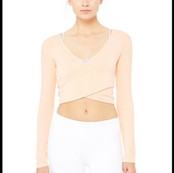 amelia luxe long sleeve crop